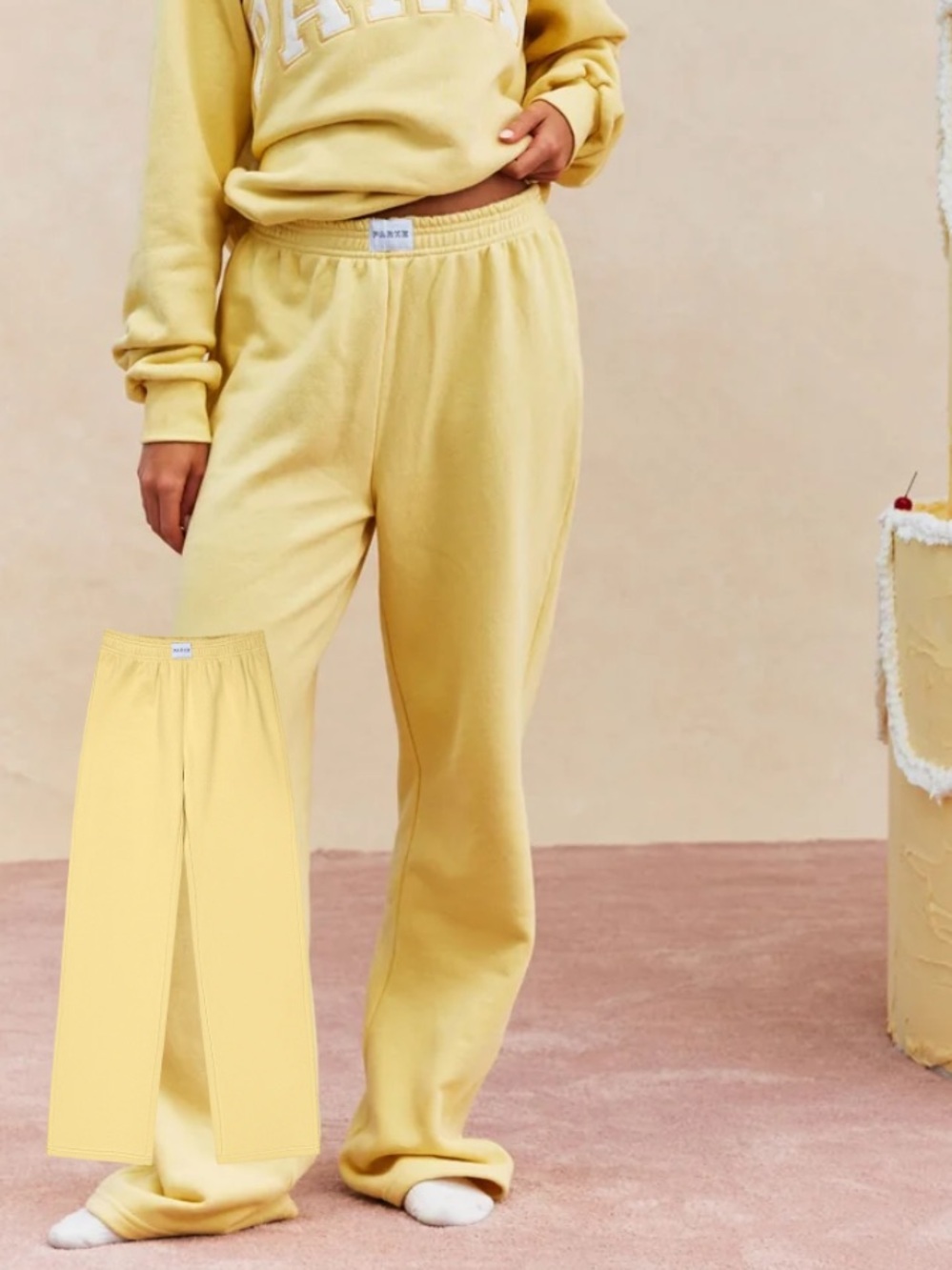 Parke Heritage Boxer Sweatpants - Peel Yellow Size XL NWOT
